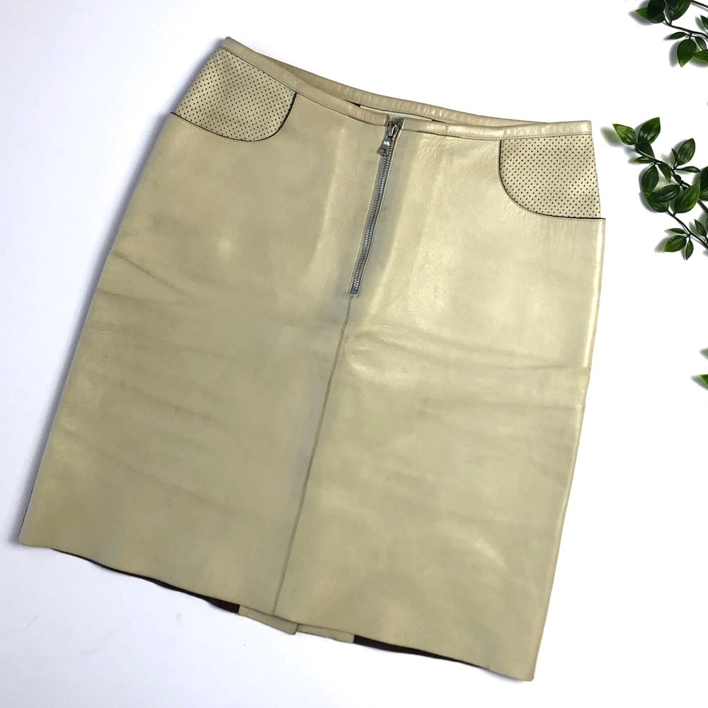 Prada Leather Skirt